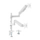 AISENS - Soporte de Mesa con Contrapeso para 2 Monitores Aisens DT32TSR-441/ Giratorio/ Inclinable/ hasta 9kg - DT32TSR-441